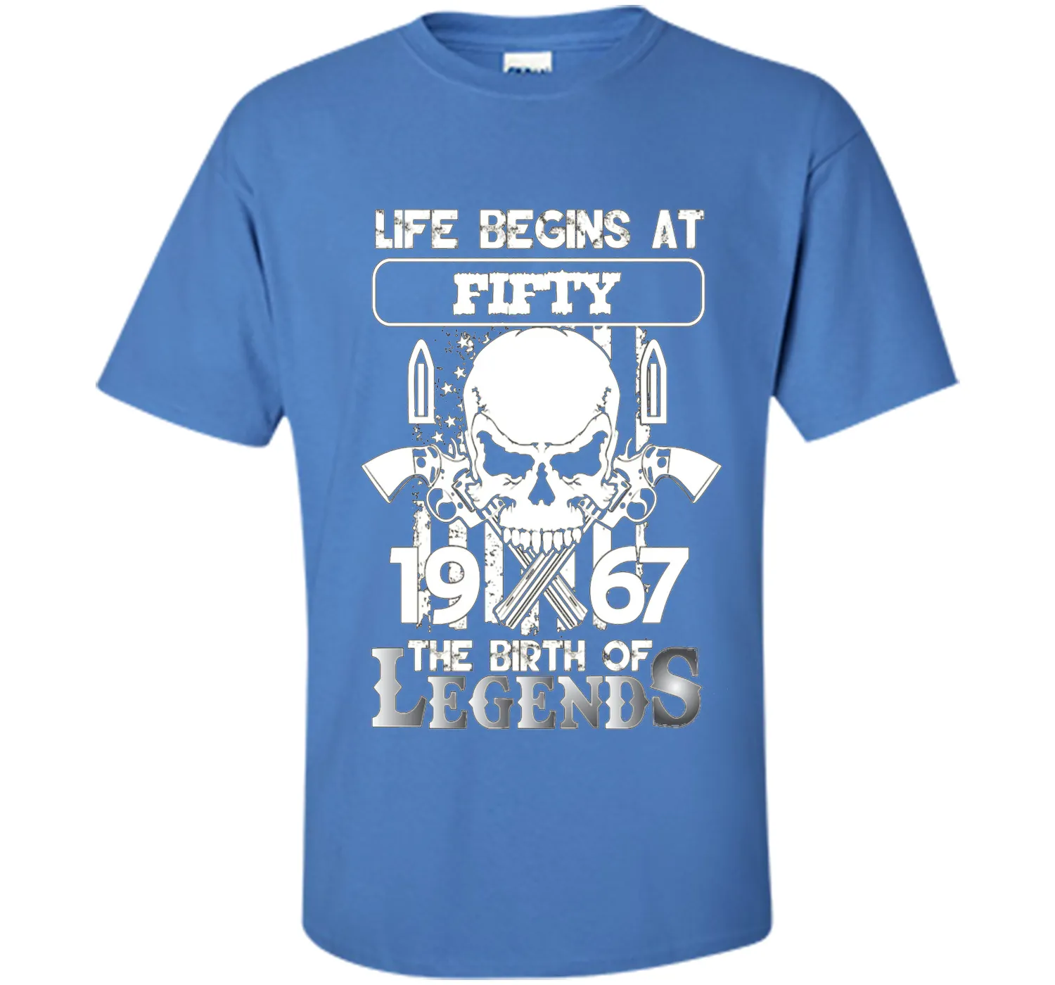 50th Birthday Gifts 1967 The Birth Of Legends T-Shirt shirt