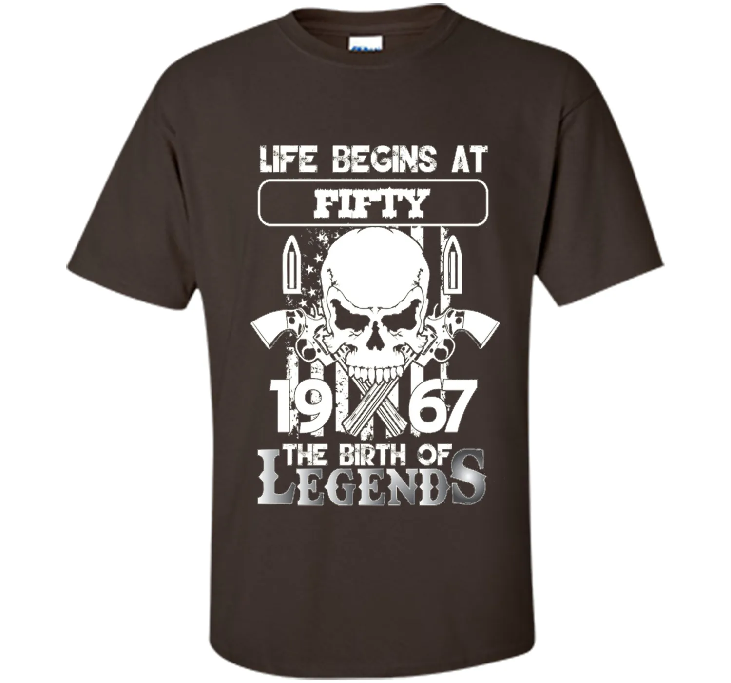 50th Birthday Gifts 1967 The Birth Of Legends T-Shirt shirt