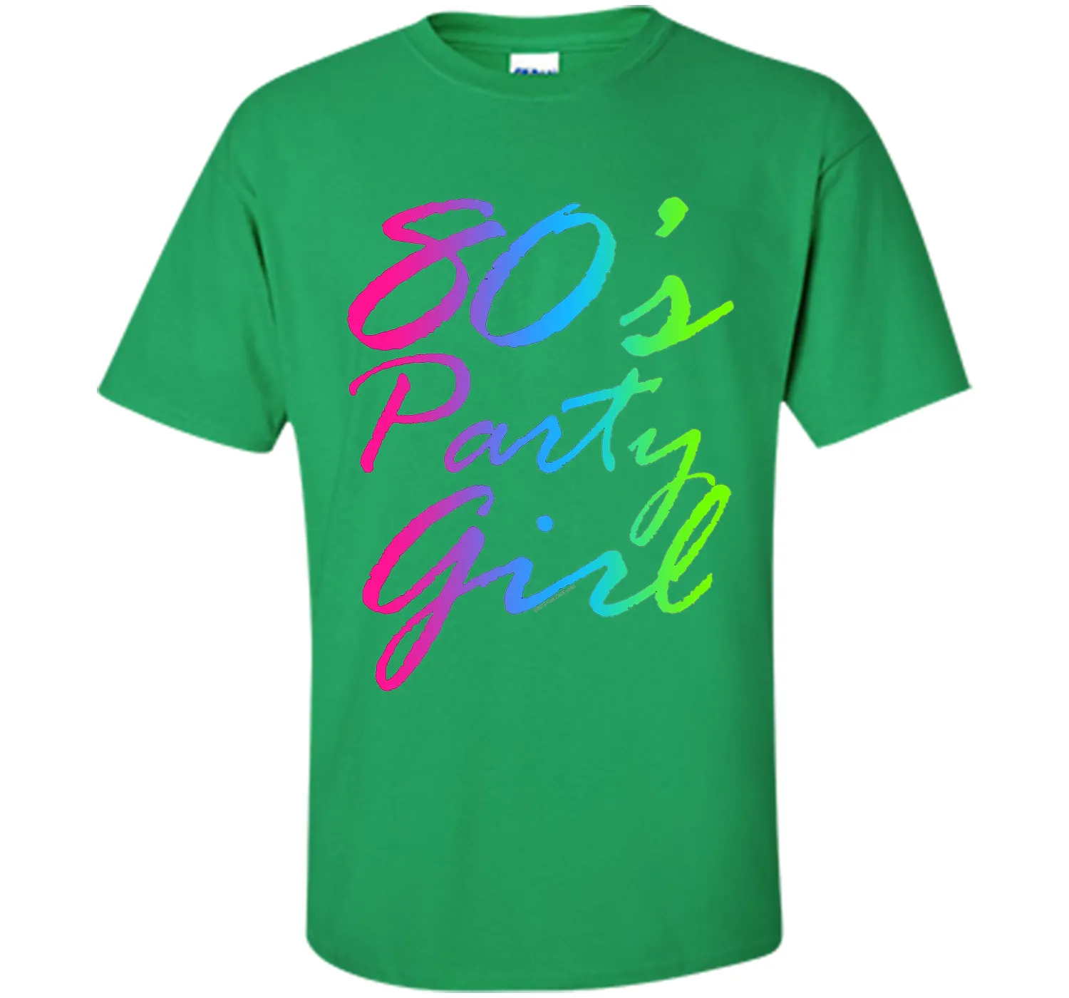 80s Party Girl Neon Retro Halloween Costume 1980s T-Shirt