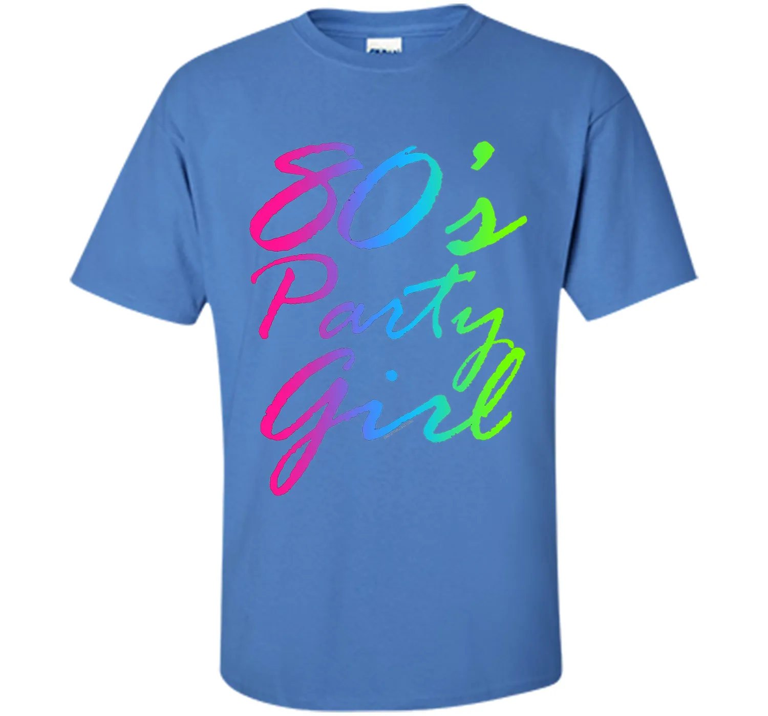 80s Party Girl Neon Retro Halloween Costume 1980s T-Shirt