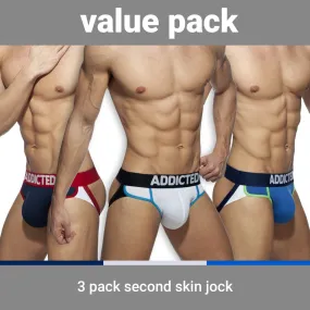 ADDICTED 3 Pack Second Skin Jock