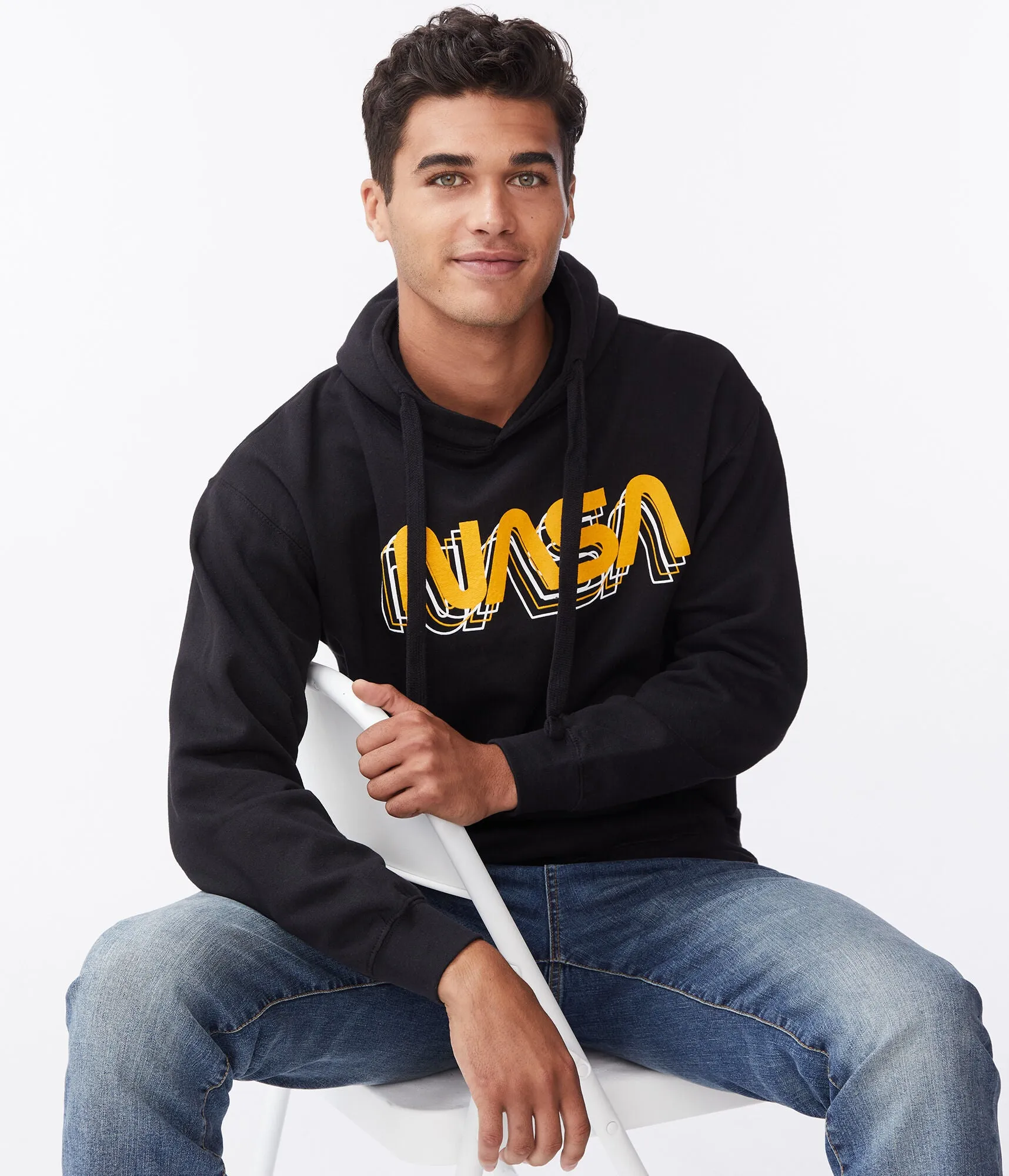 Aeropostale Retro NASA Pullover Hoodie