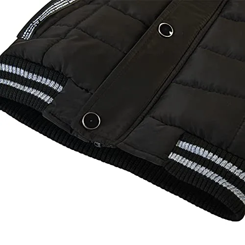 AMIYAN Toddler Boys Down Jacket Fur Collar Hood Thick Warm Winter Snowsuit Coat Parka
