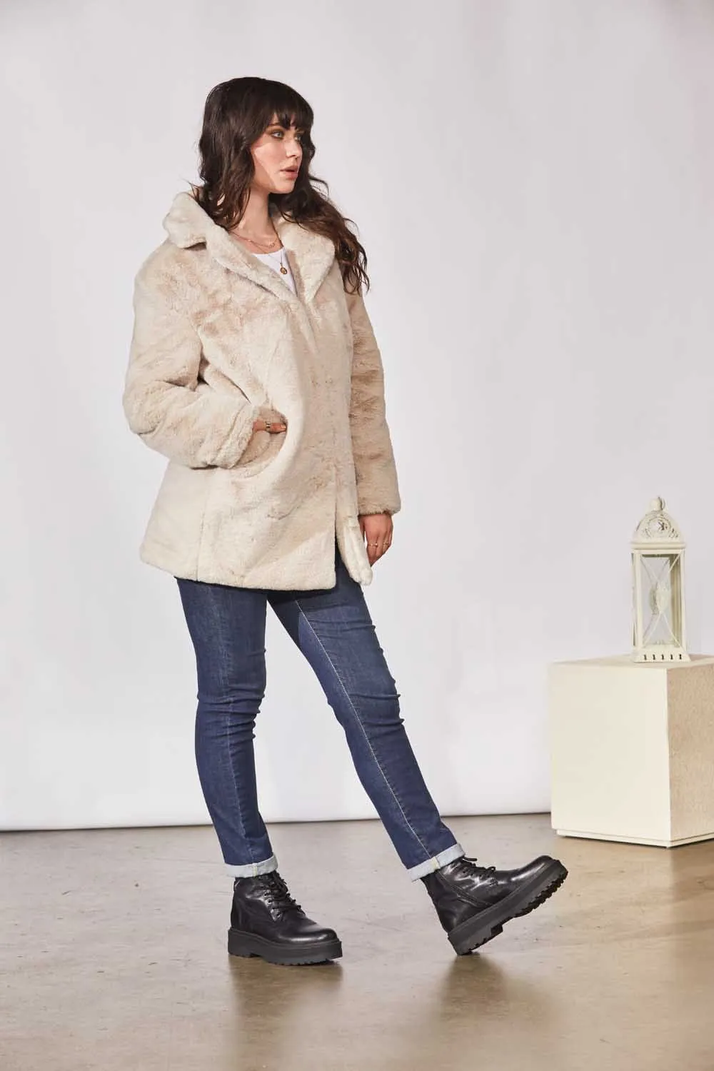 ART Faux Fur Coat