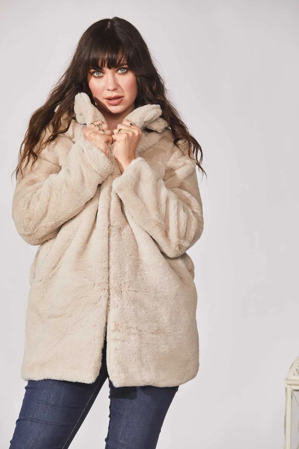 ART Faux Fur Coat
