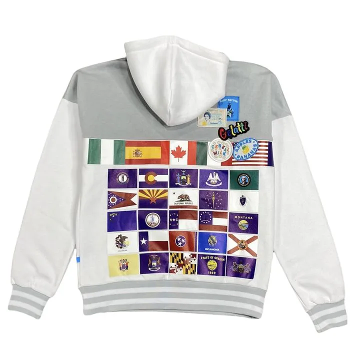 Award Tour Fleece Pullover-White