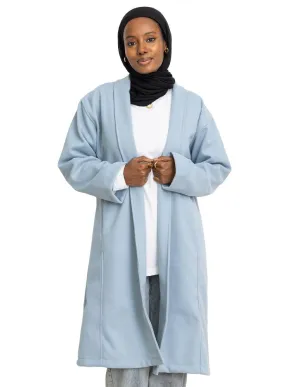Baby Blue RD-Ribbed L-Feather Jacket