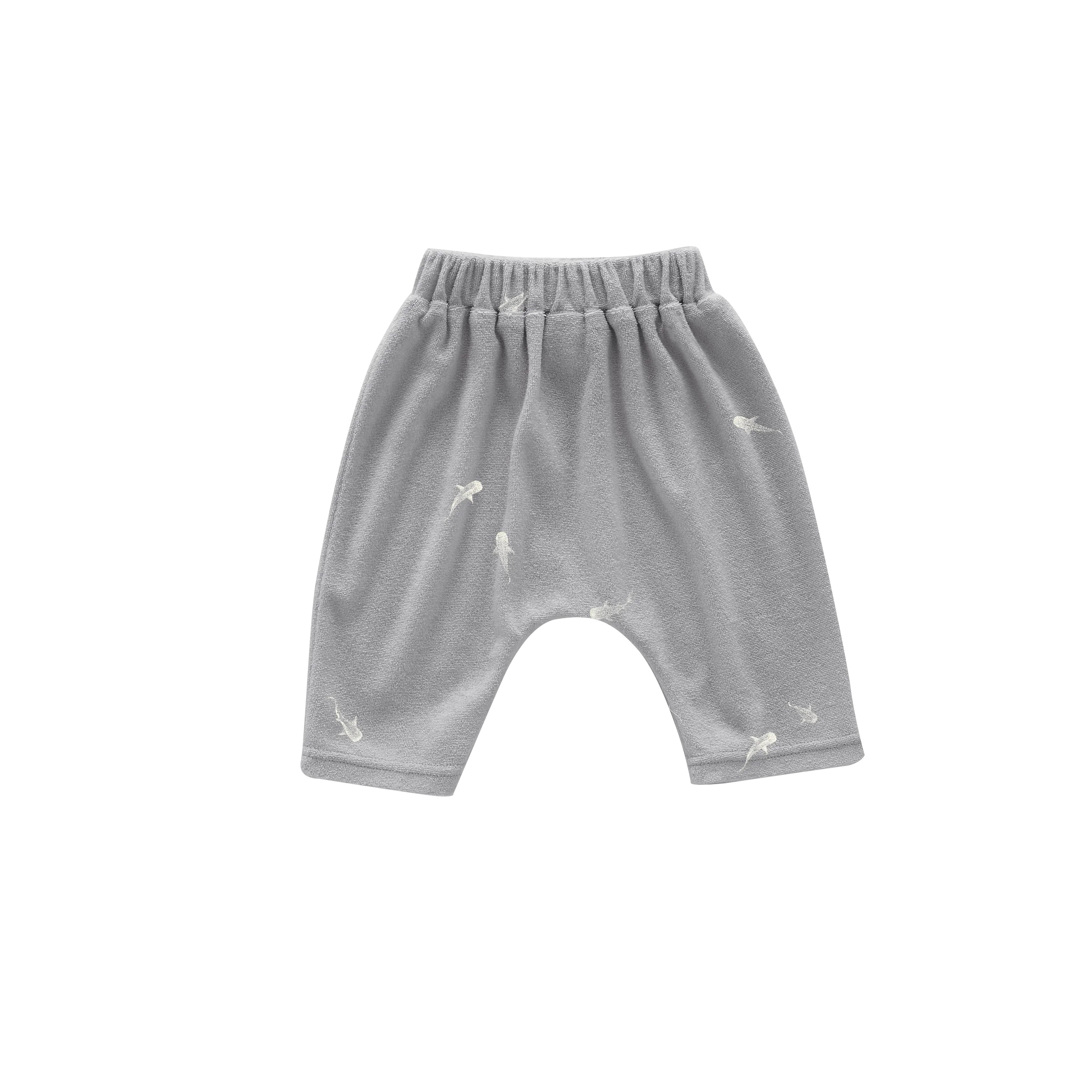 Baby Terry Harem Pants | Grey
