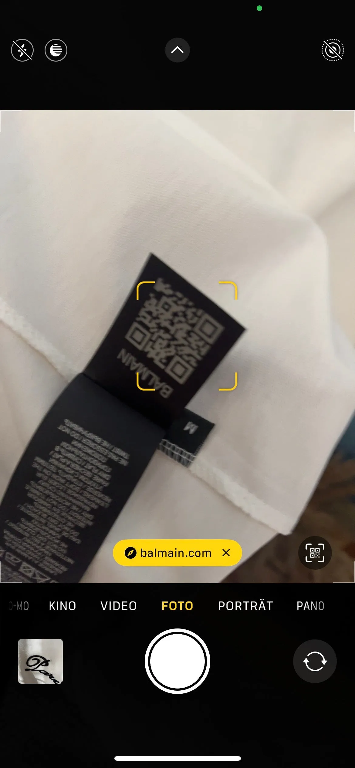 Balmain "Signature Logo Embroidered" T-Shirt styled in White for Spring/Summer 2024