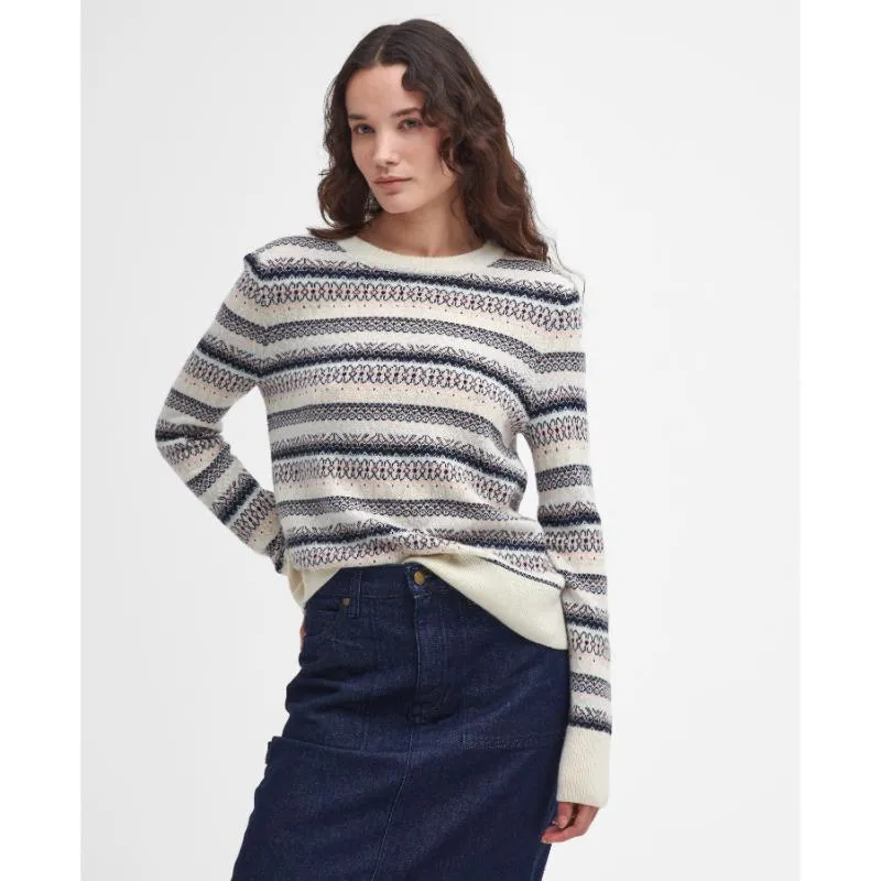 Barbour Peak Knitted Ladies Jumper - Multi
