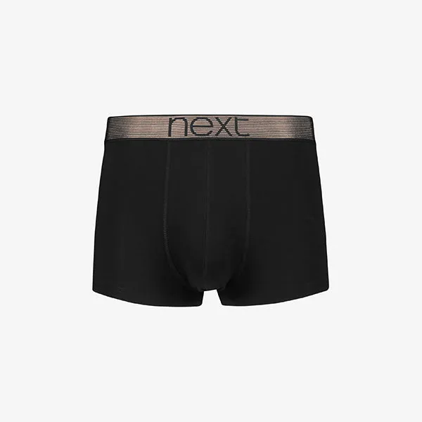 Black Metallic Wraisband Hipster Boxers 4 Pack
