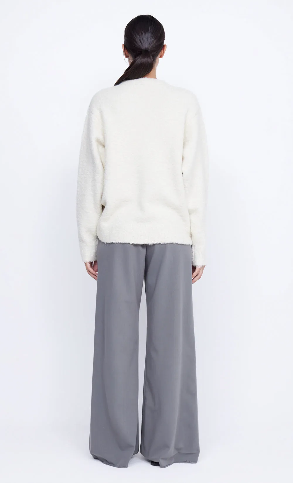 BRICE KNIT JUMPER - IVORY