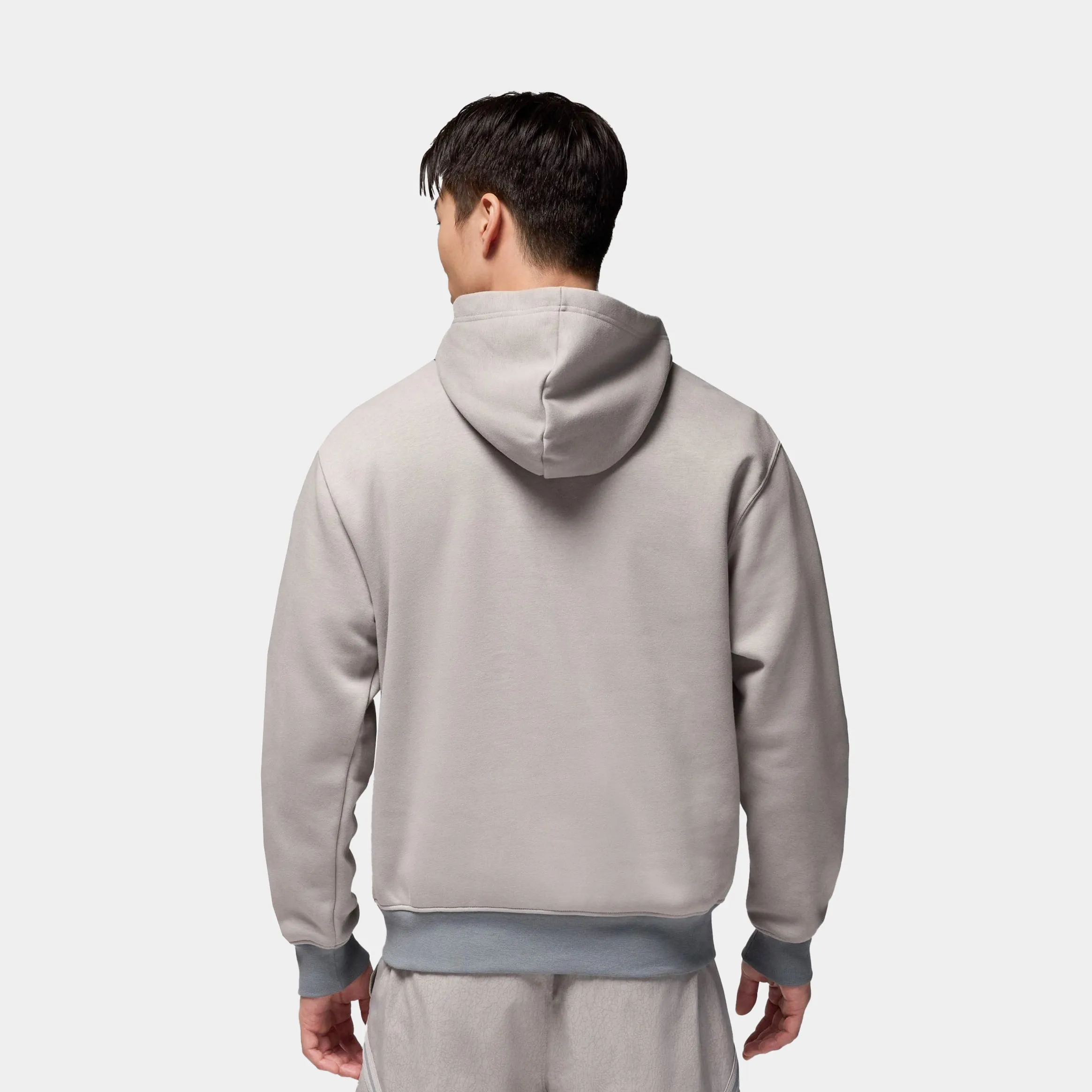 Brooklyn Fleece Jumpman Pullover Mens Hoodie (Medium Grey/Cool Grey)