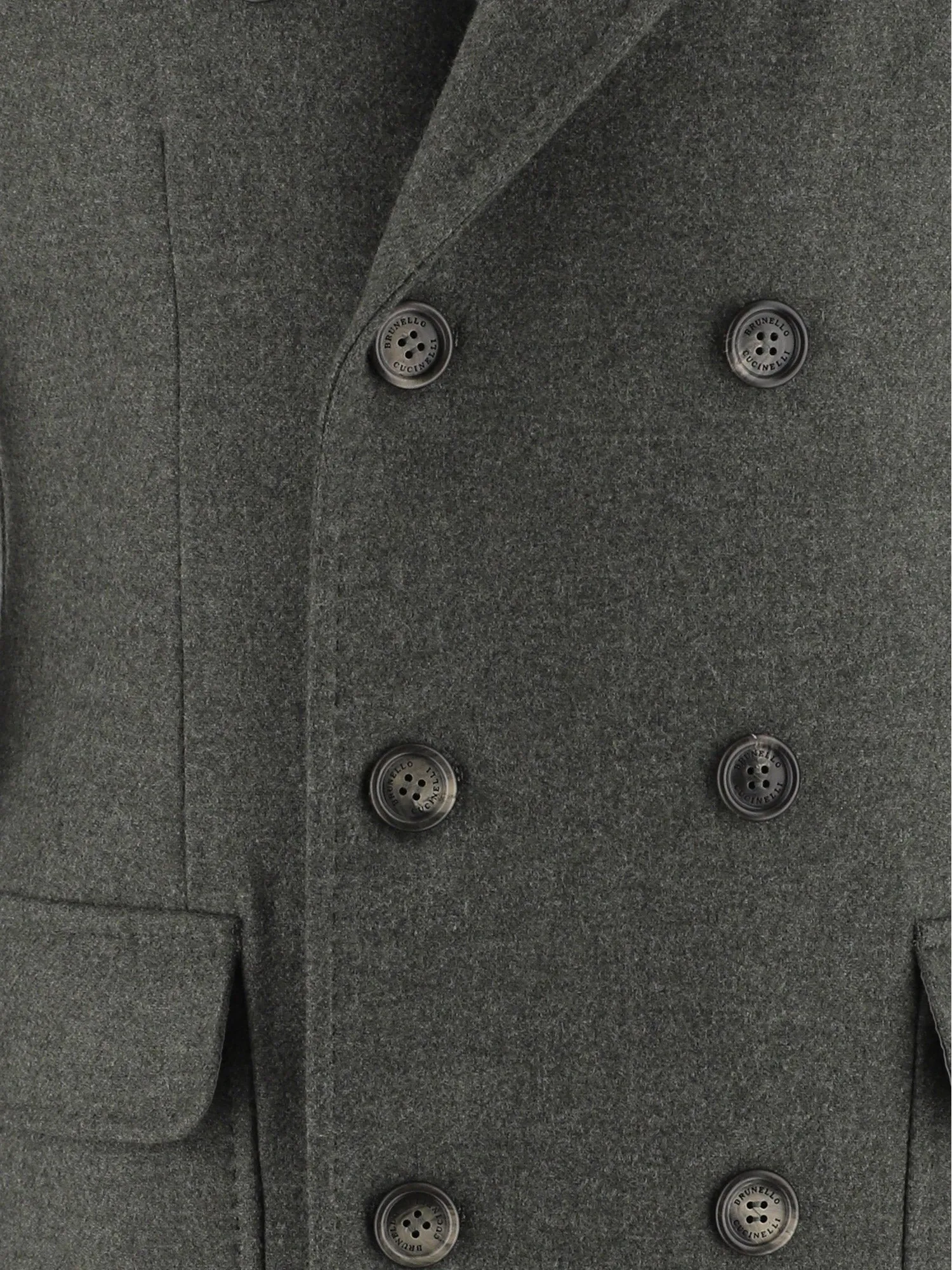 Brunello Cucinelli Double-Breasted Peacoat