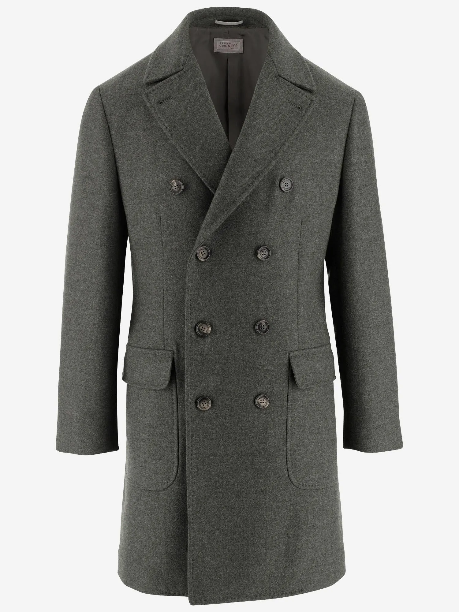 Brunello Cucinelli Double-Breasted Peacoat