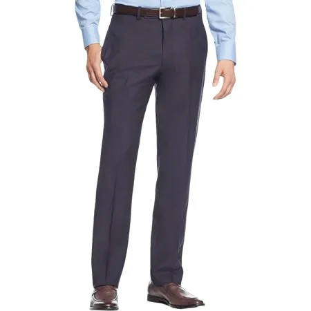 Calvin Klein Mens Slim fit Dress Pants 32 / 34 Blue Solid