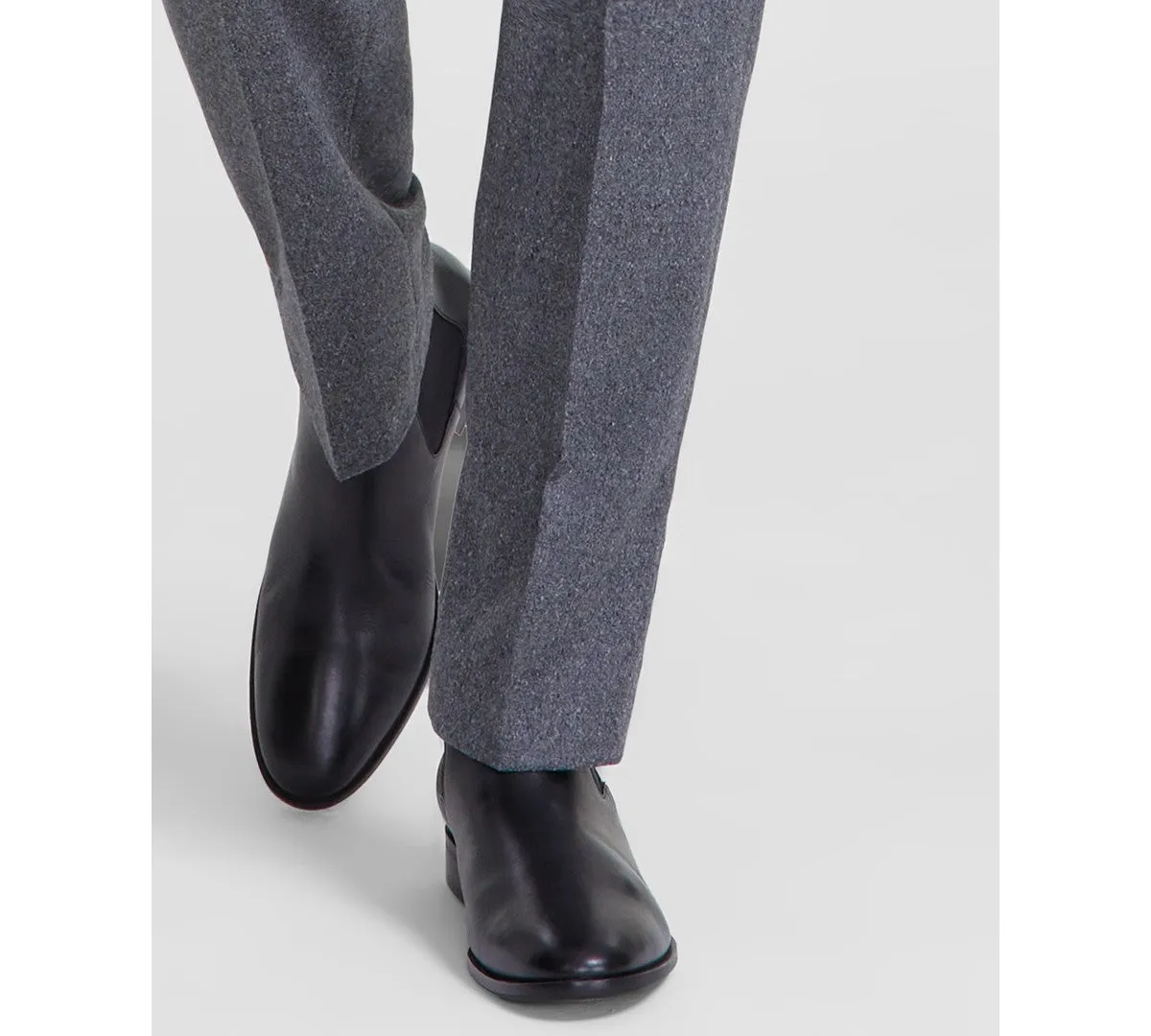 Calvin Klein Mens Slim fit Dress Pants 38 / 30 Grey Solid