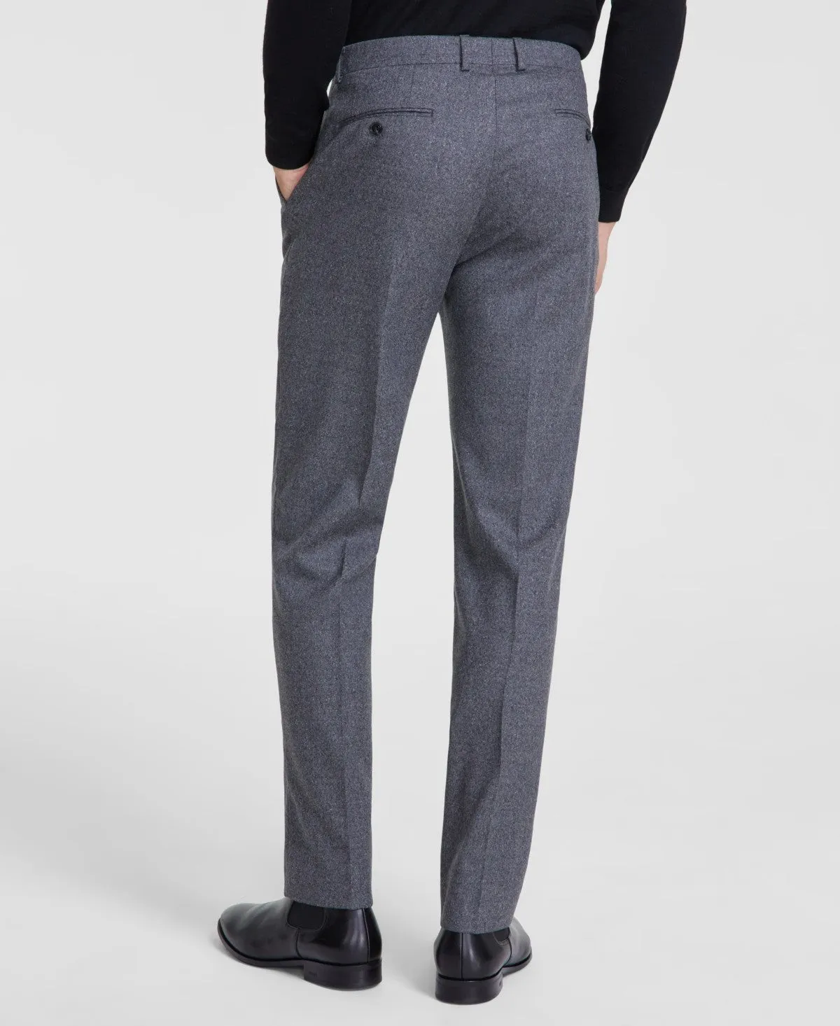 Calvin Klein Mens Slim fit Dress Pants 38 / 30 Grey Solid
