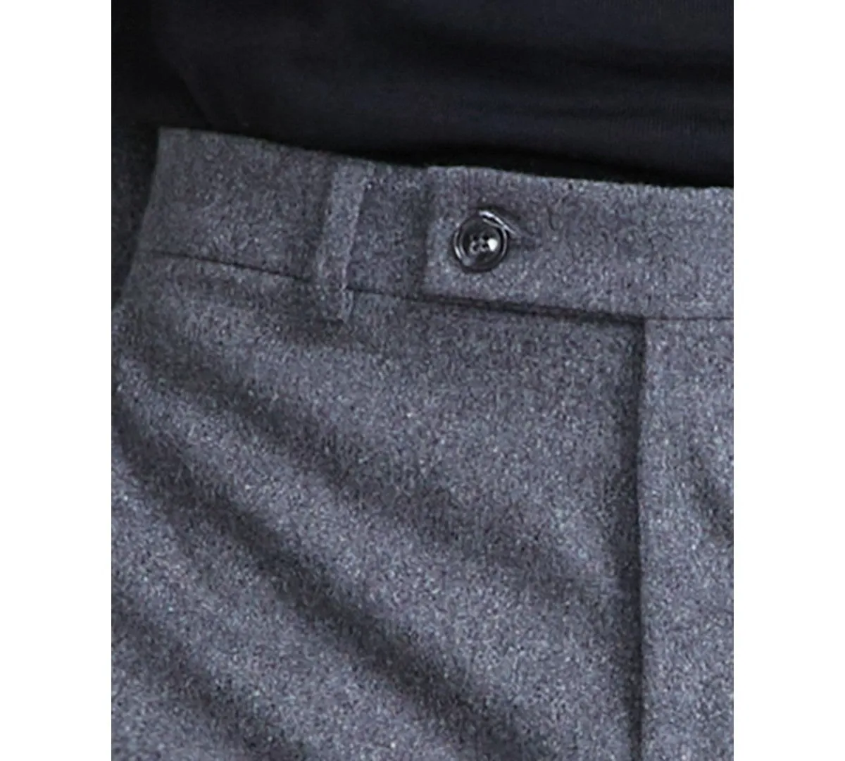 Calvin Klein Mens Slim fit Dress Pants 38 / 30 Grey Solid