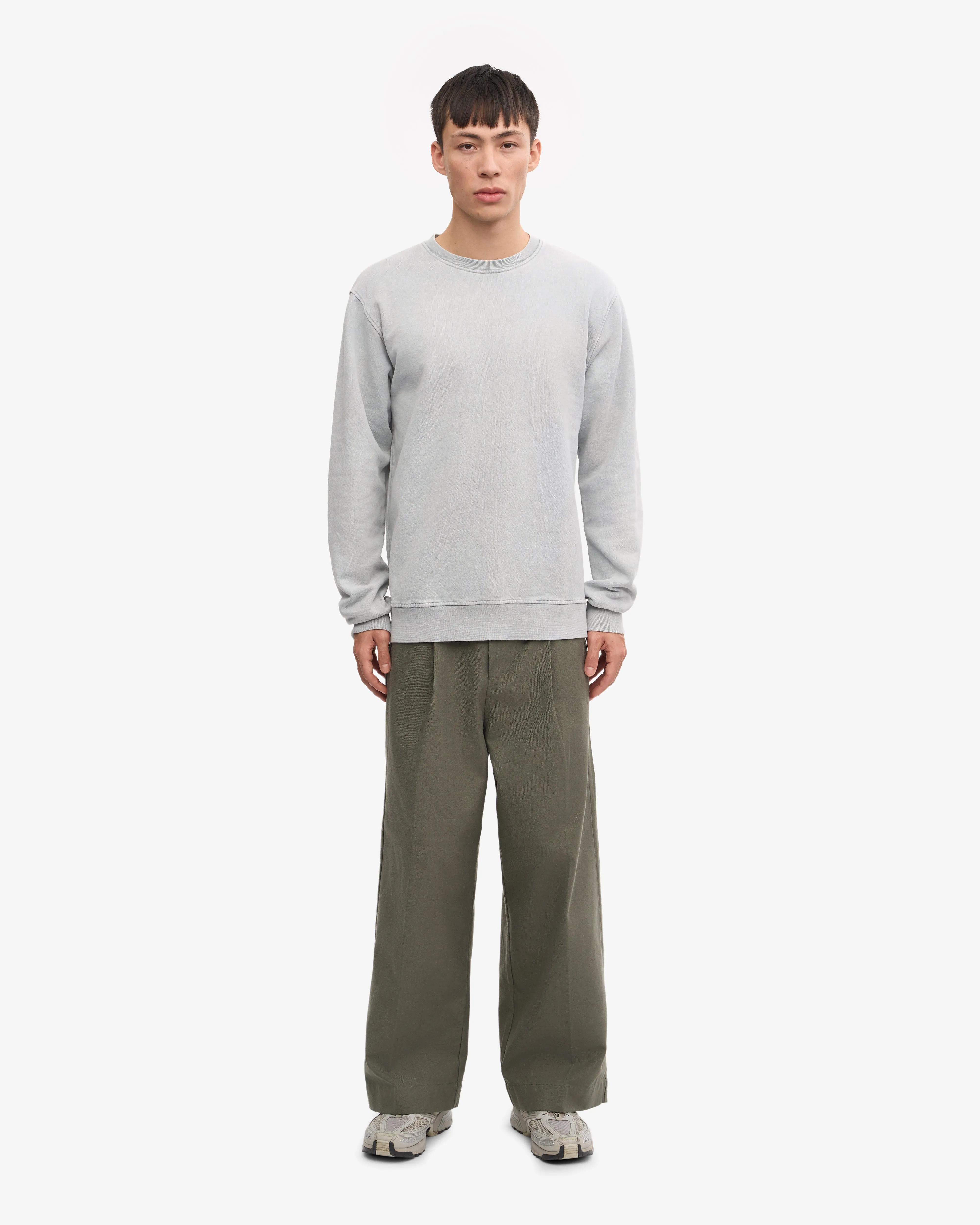 Classic Organic Crew - Faded Grey