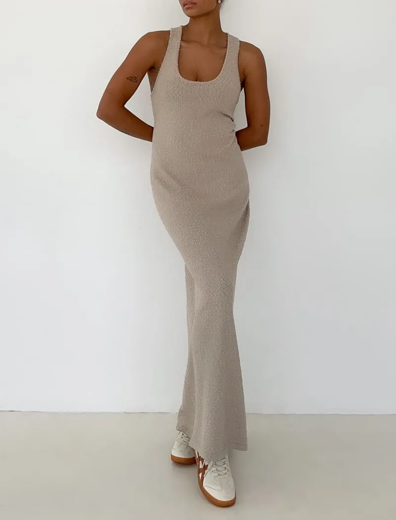 Cloud Nine Maxi Dress | Taupe