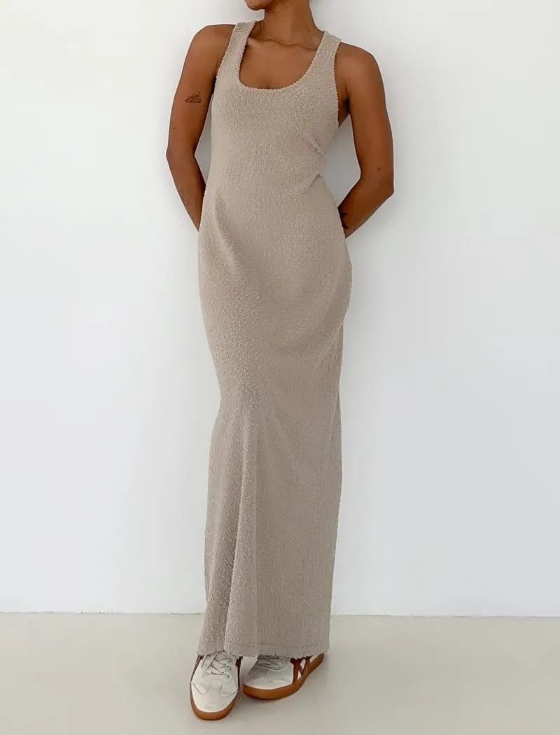 Cloud Nine Maxi Dress | Taupe