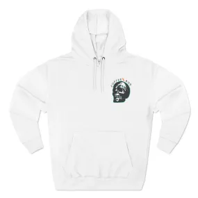 Coffee Bop™ White Skull Hoodie – Ultra-Soft Fleece