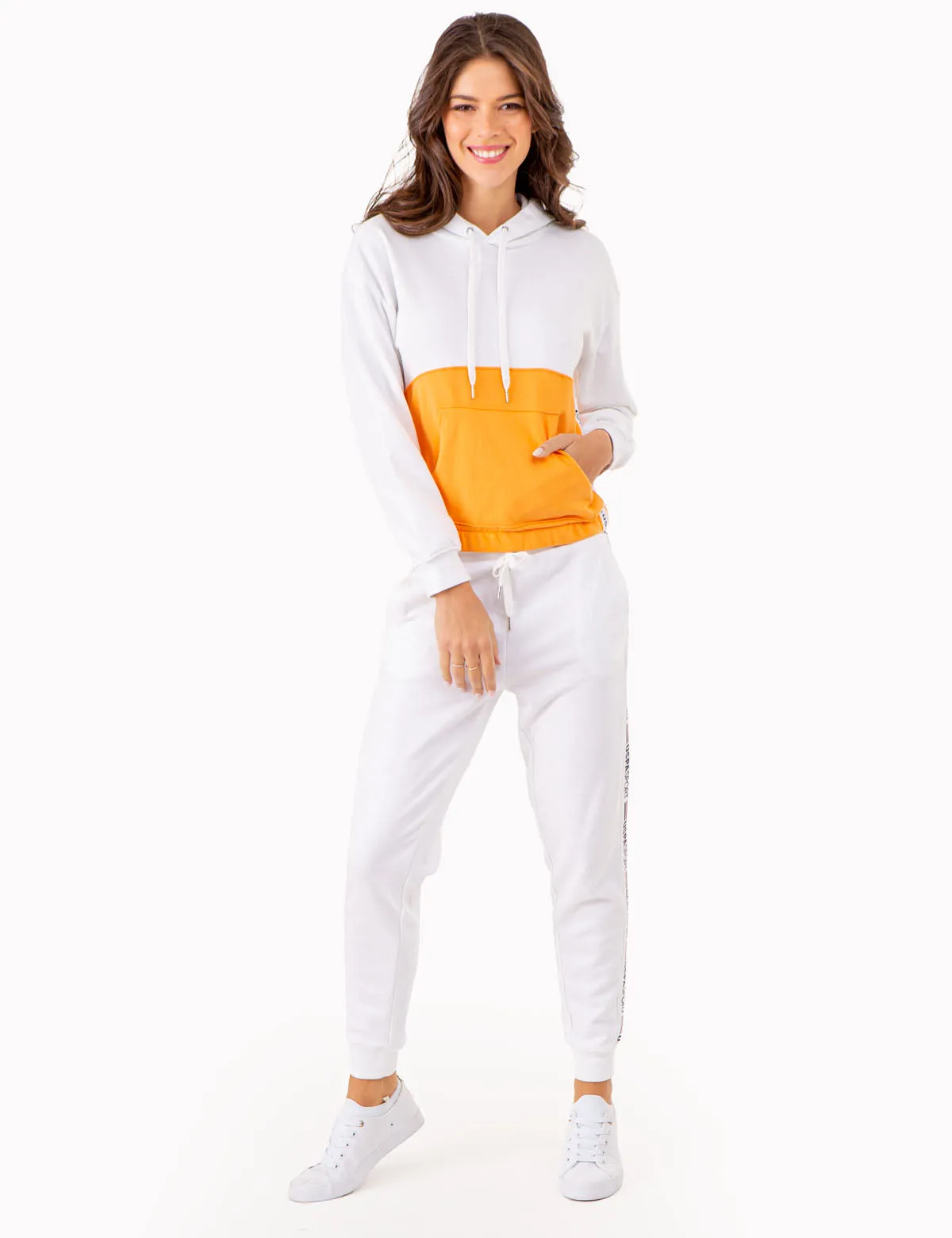 COLORBLOCK PULLOVER ACTIVE HOODIE