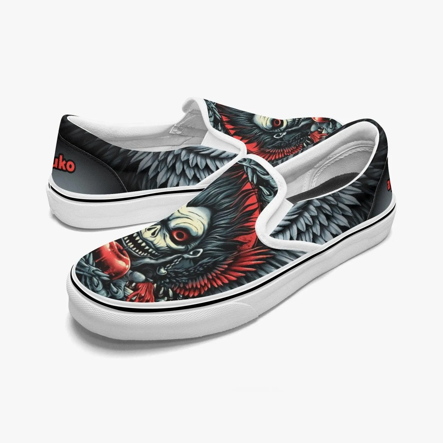 Death Note Ryuk Shinigami Slip Ons Anime Shoes