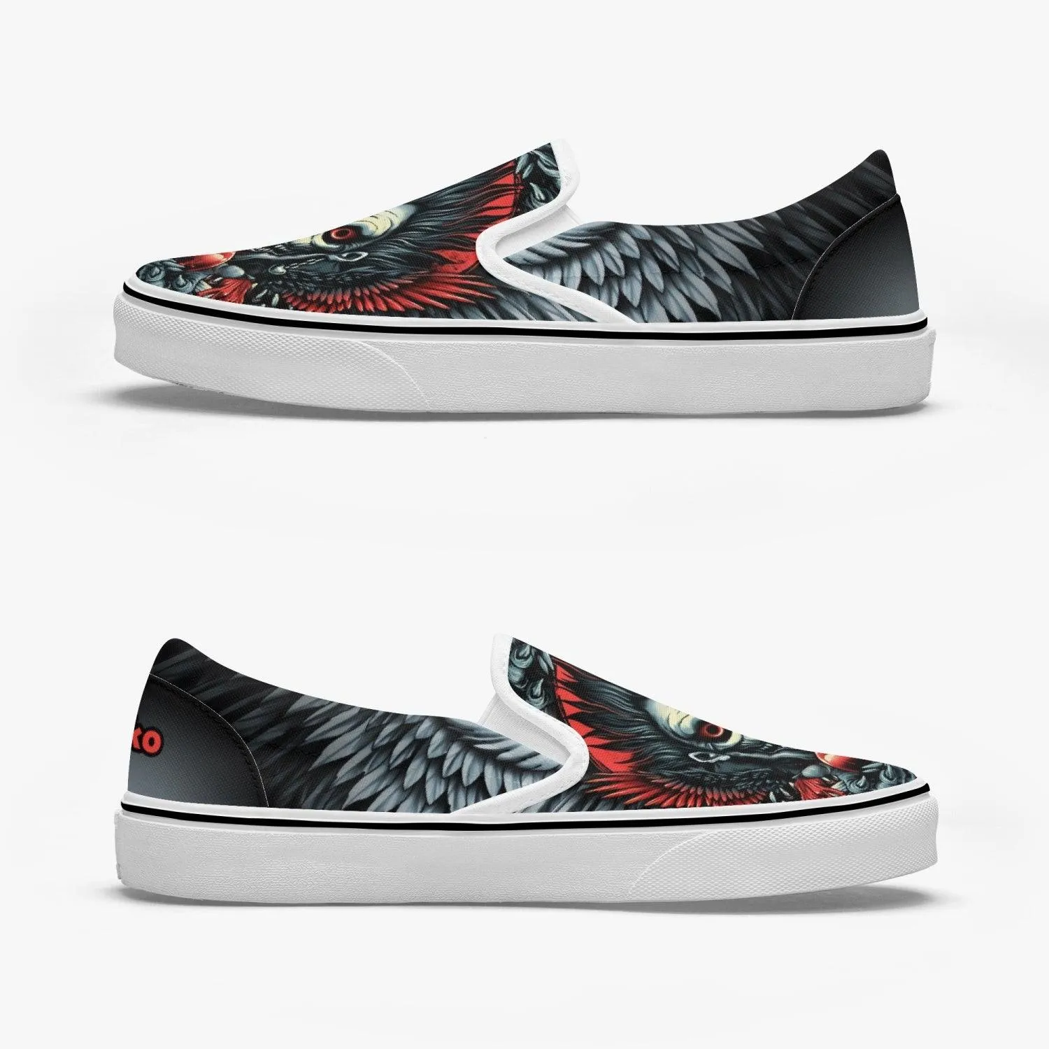 Death Note Ryuk Shinigami Slip Ons Anime Shoes
