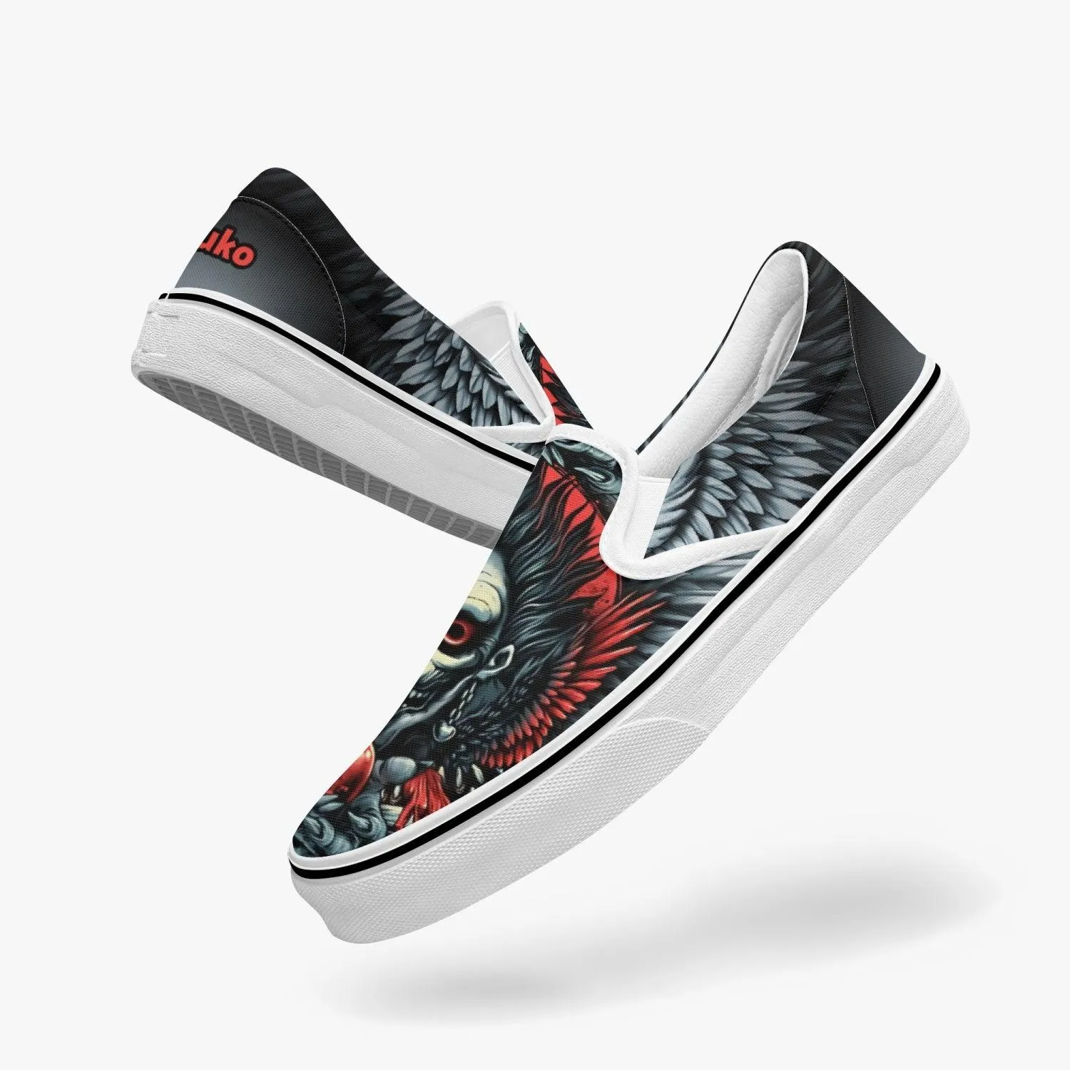 Death Note Ryuk Shinigami Slip Ons Anime Shoes