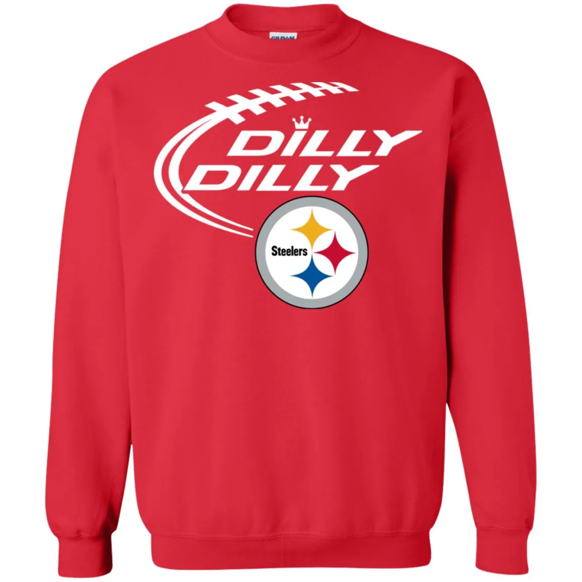 Dilly Dilly Pittsburgh Steelers Logo Nfl Football Unisex Crewneck Pullover Sweatshirt