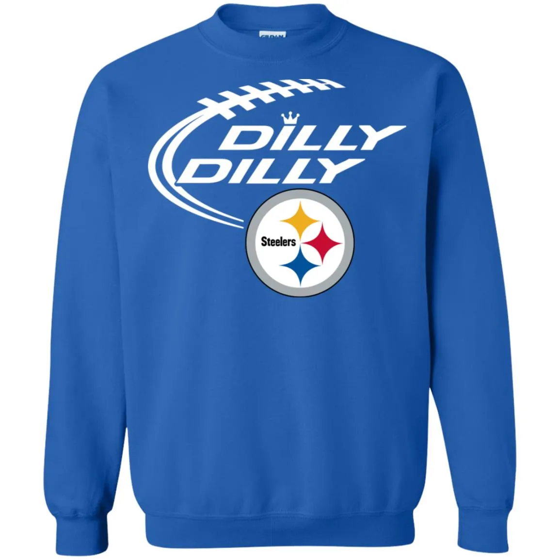 Dilly Dilly Pittsburgh Steelers Logo Nfl Football Unisex Crewneck Pullover Sweatshirt