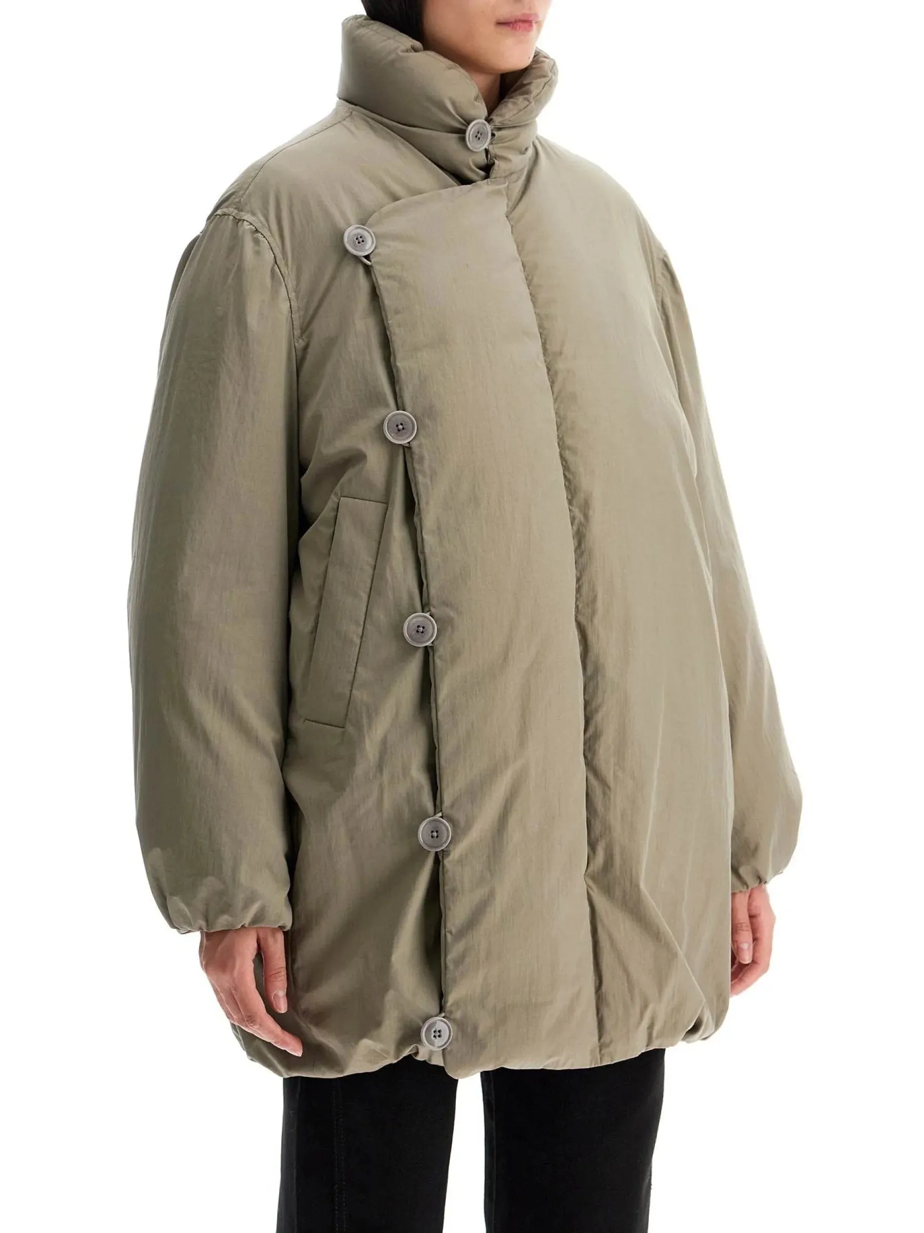 Double-Breasted Down Coat