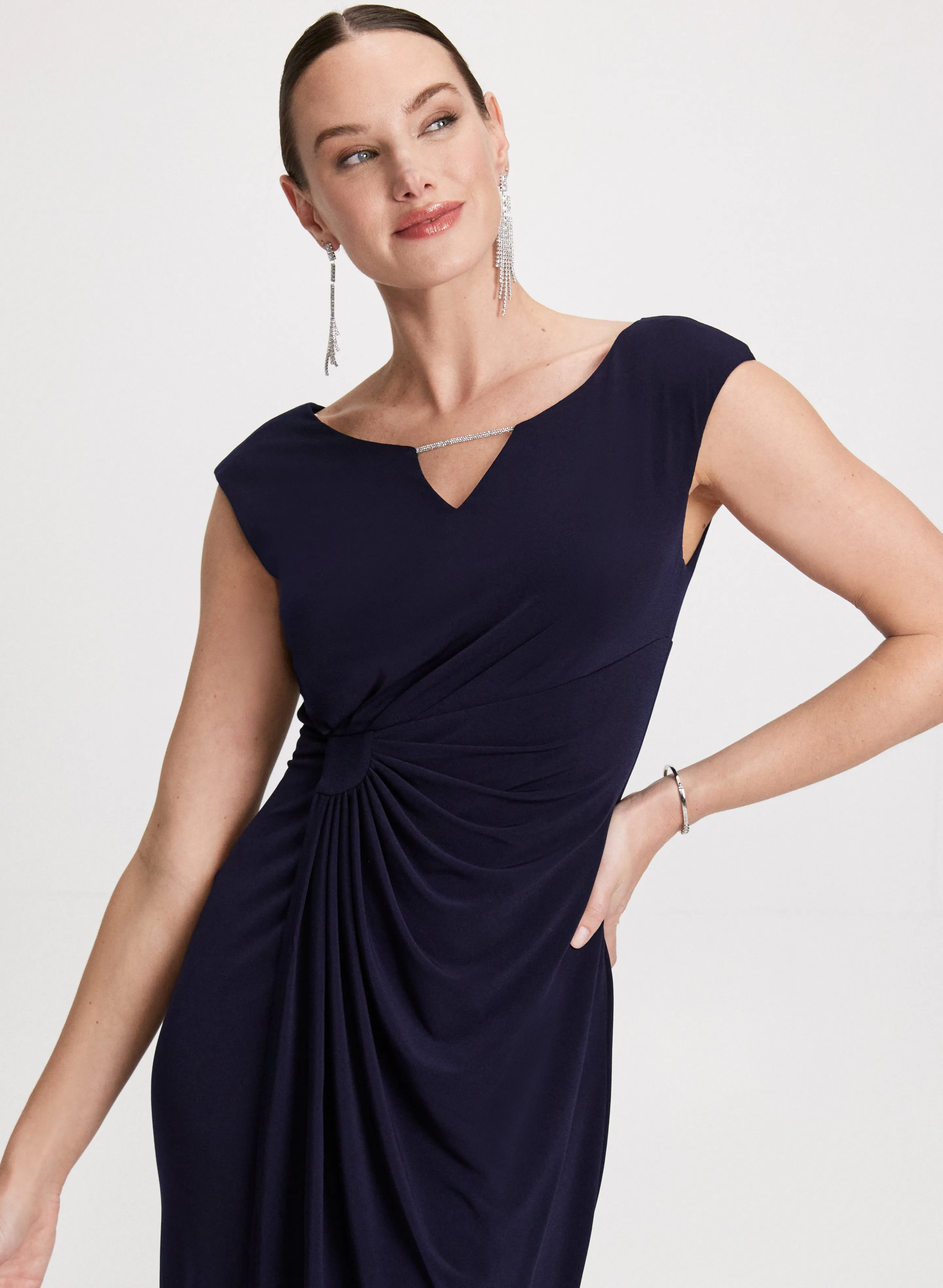 Drape Effect Short Dress