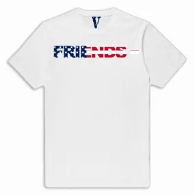 Giftngon - Vlone Style Friends Fragment USA Flag Tshirt