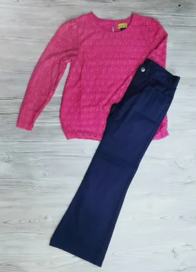 GIRL SIZE 8 YEARS - NICOLE MILLER / GYMBOREE, 2 Piece Mix N Match Outfit NWOT / EUC B20