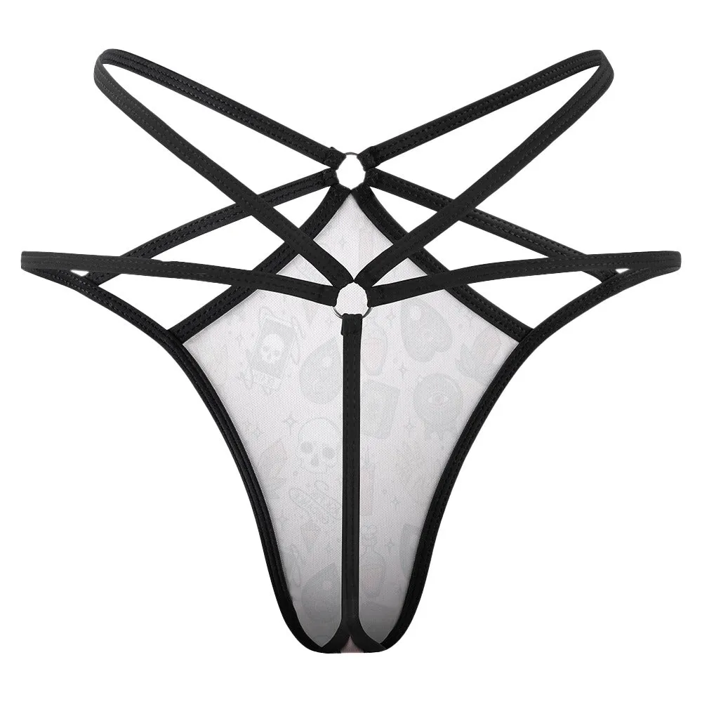 Goth Symbols T-back Thong
