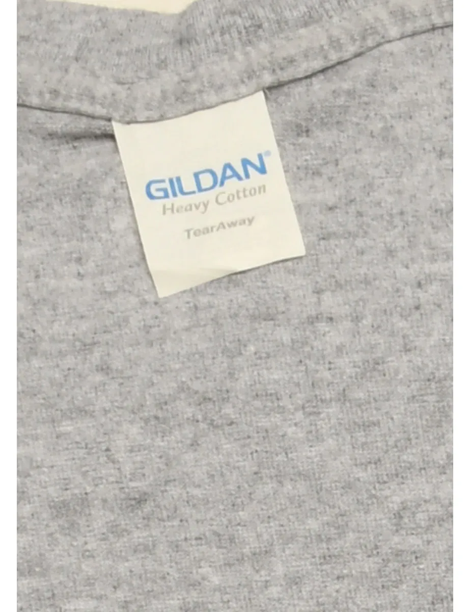 Grey Cleveland Basketball Sports T-shirt - M