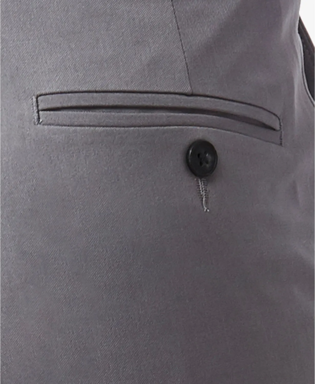 Haggar Mens Slim fit Dress Pants 36 / 29 Grey Solid Stretch