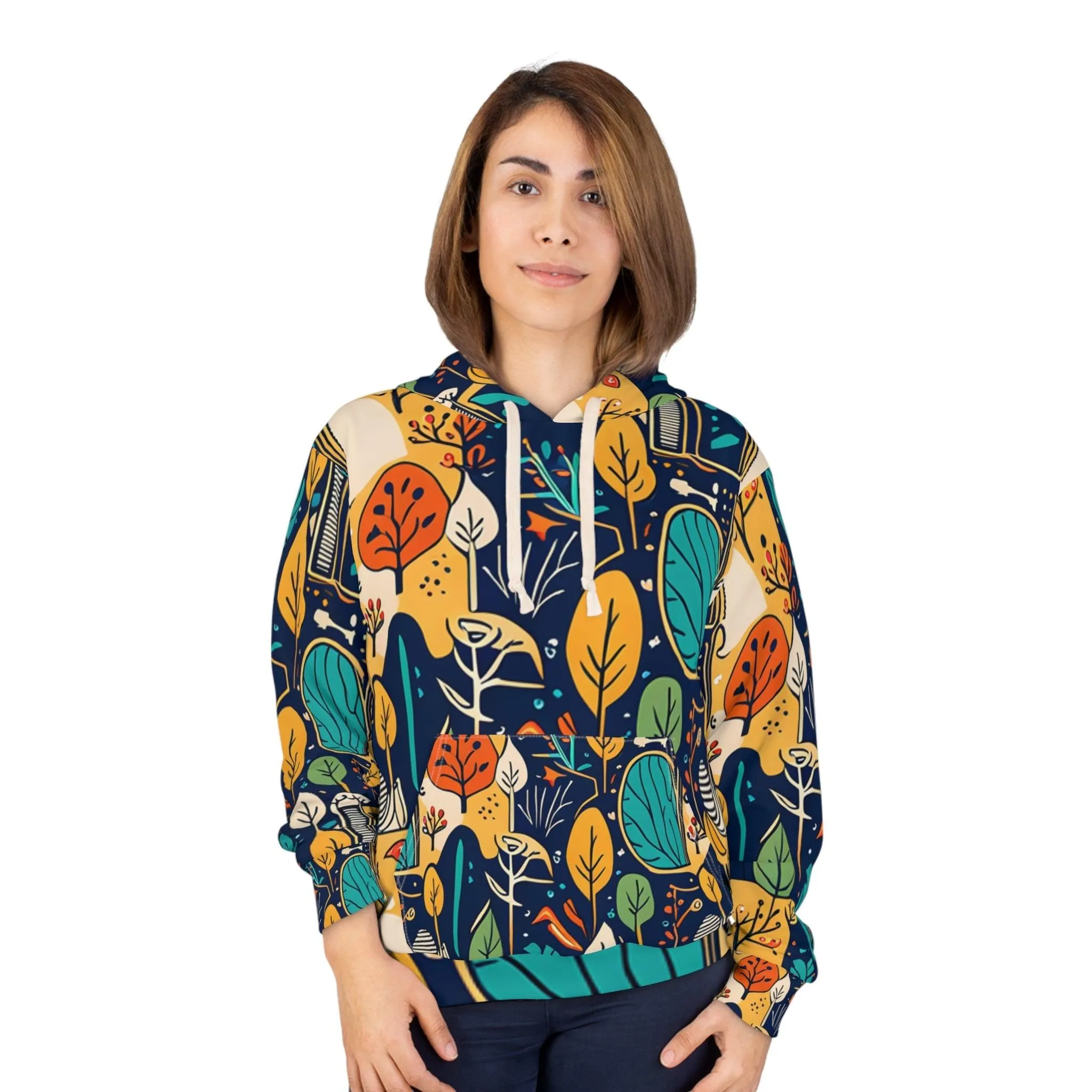 Home Vibes Unisex Pullover Hoodie (AOP)