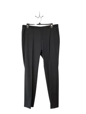 Hugo Boss Mens Regular Fit Dress Pants 40 x 31 Grey Solid