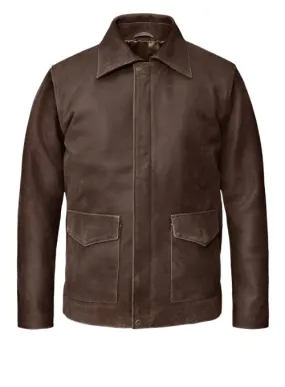 Indiana Jones Vintage Nubuck Leather Jacket