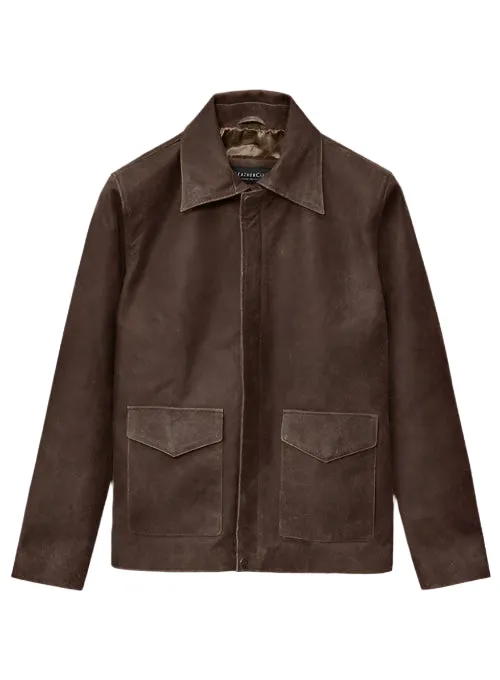 Indiana Jones Vintage Nubuck Leather Jacket