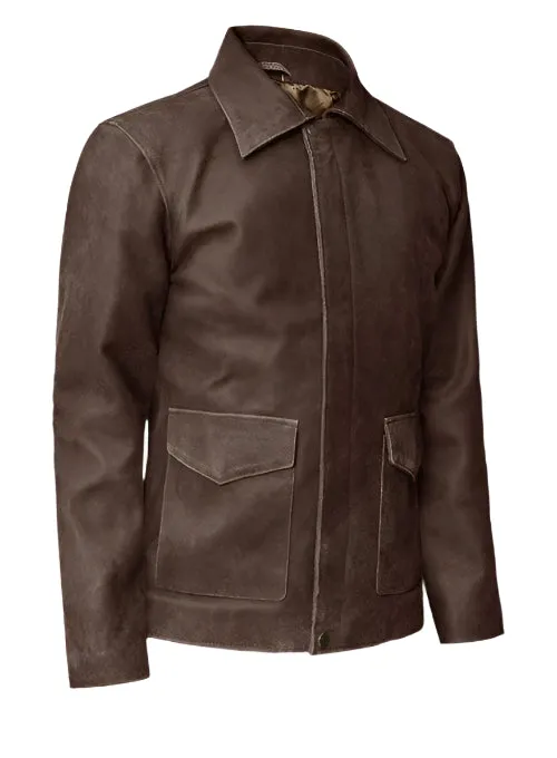 Indiana Jones Vintage Nubuck Leather Jacket