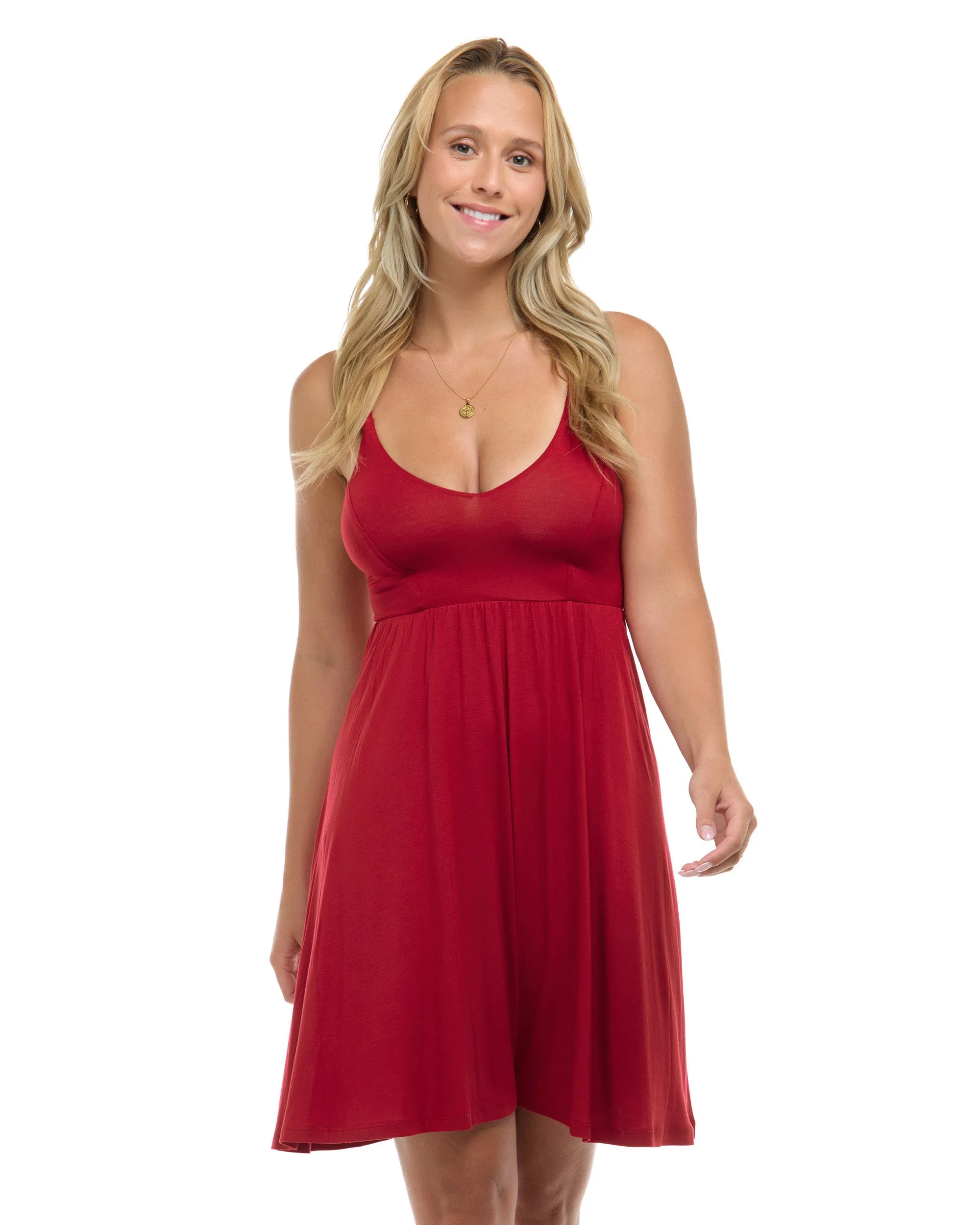 Ivy Dress - Cranberry
