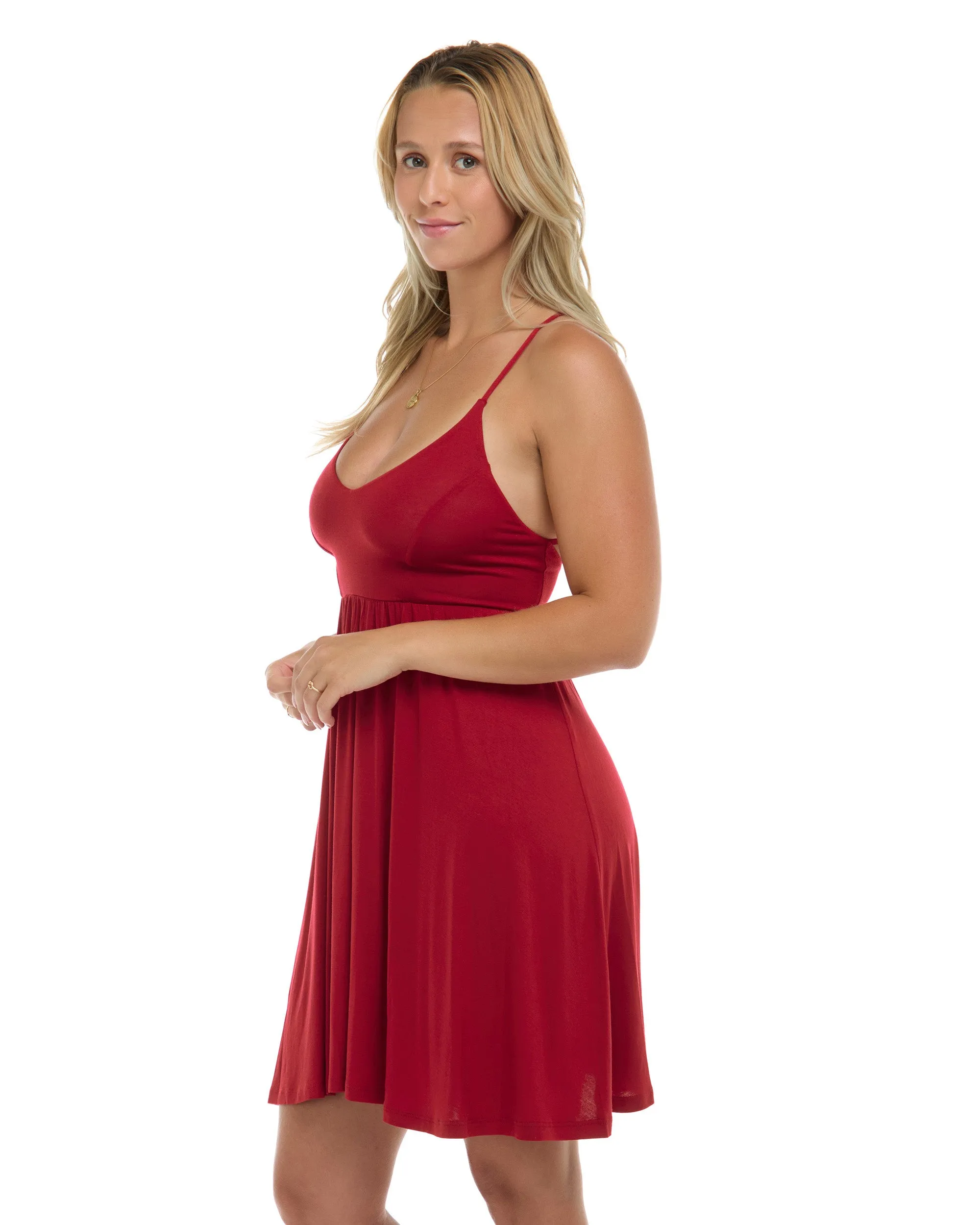 Ivy Dress - Cranberry