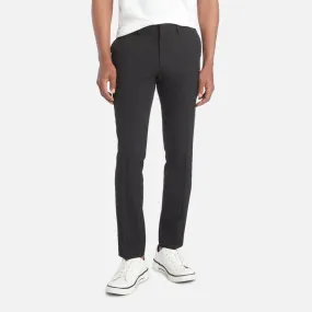 Kenneth Cole Reaction Mens Slim fit Dress Pants 30 / 30 Black Solid Stretch