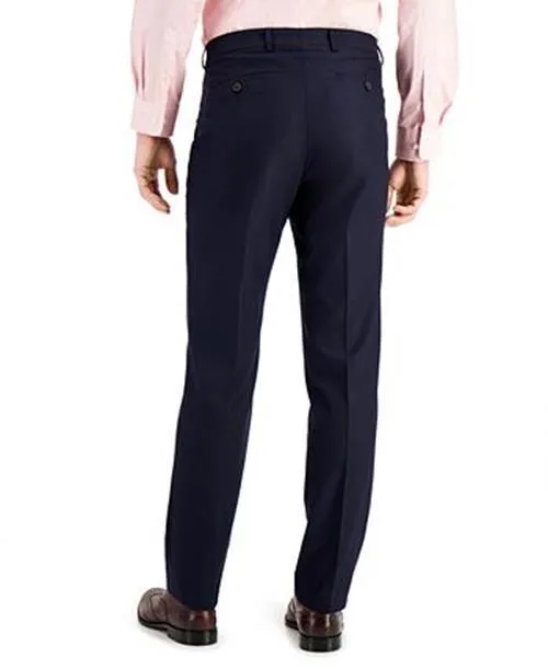 Kenneth Cole Reaction Mens Slim fit Dress Pants 30 / 32 Blue Solid