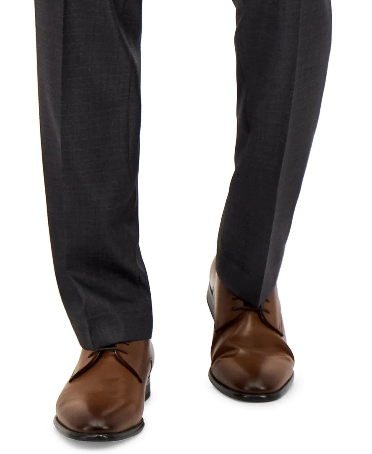 Kenneth Cole Reaction Mens Slim fit Dress Pants 34 / 32 Grey